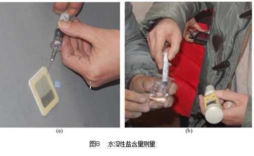 图8 水溶性盐含量测量