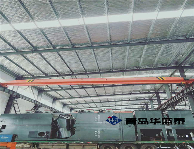 QH3750抛丸机俩台发货山东临沂