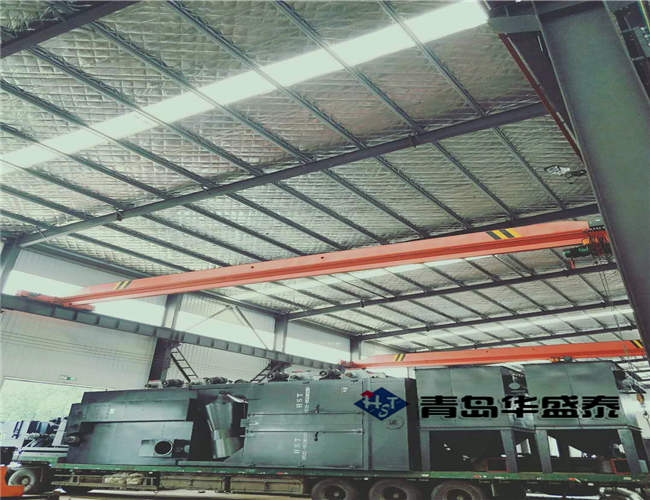 QH3750抛丸机俩台发货山东临沂