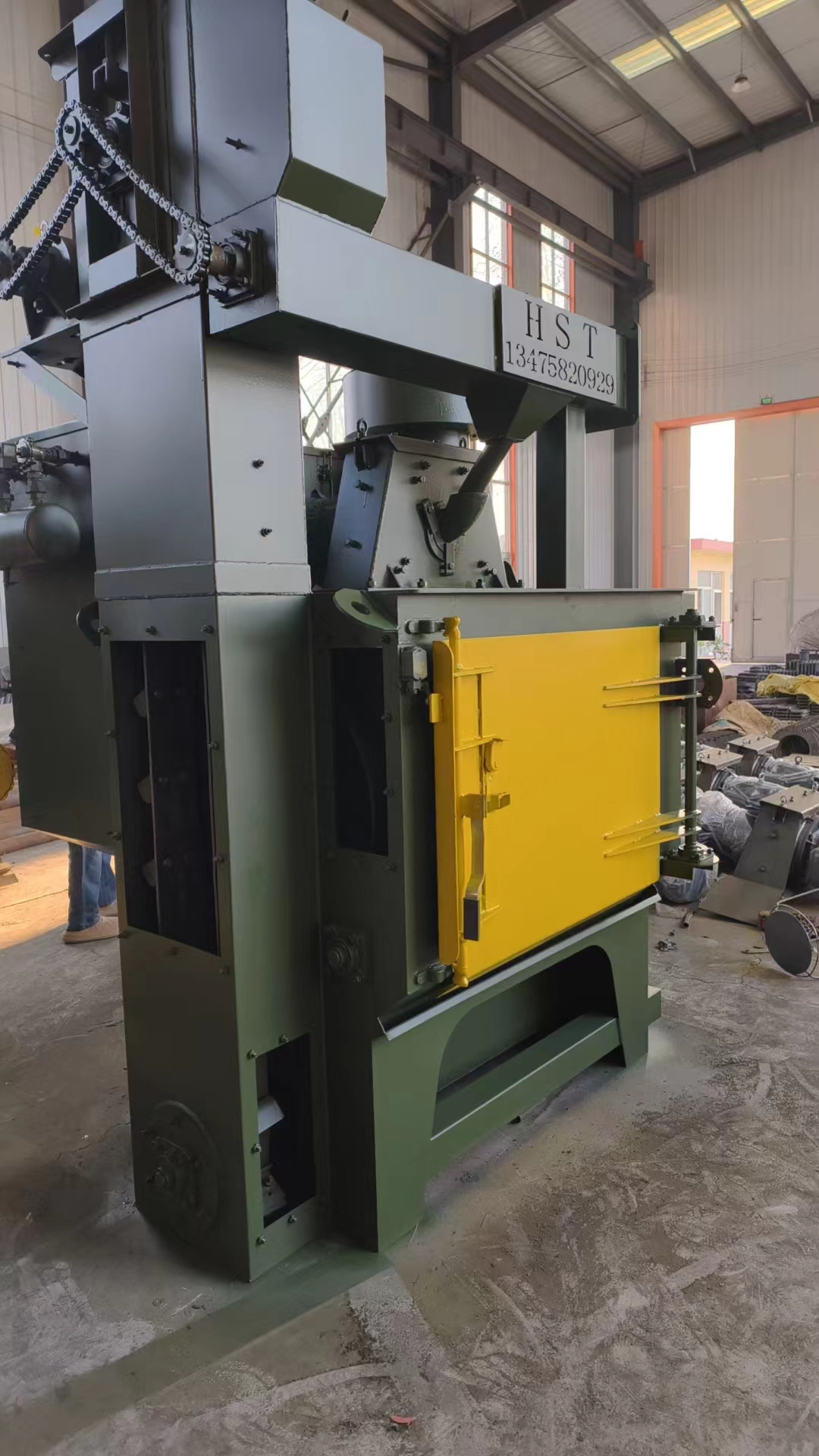 钢管抛丸除锈机_钢管除锈抛丸机器_钢管除锈抛丸机图片