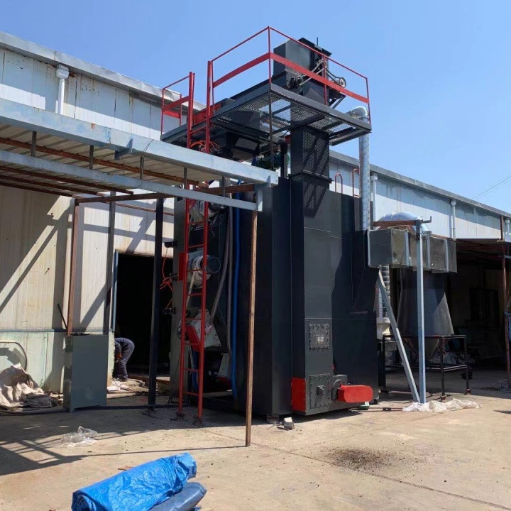 钢网带打砂机_钢砂机价格_打钢砂机器