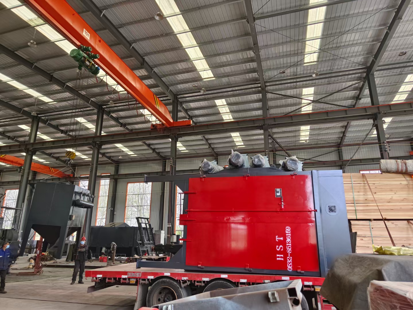 履带打砂机厂家老板看完拍大腿：终于搞懂连续履带通过式打砂清理机了！